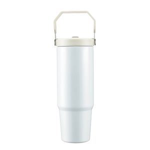 Vaso Térmico Portátil para Auto de 30 oz, Sublimable, de Acero Inoxidable 304, con Doble Tapa y Asa - Product Image 1