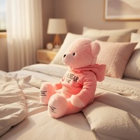 Juguete de Peluche Personalizado con Forma de Animal Adorable, con Marca de Empresa, Mascota de Peluche Suave Personalizada para Negocios