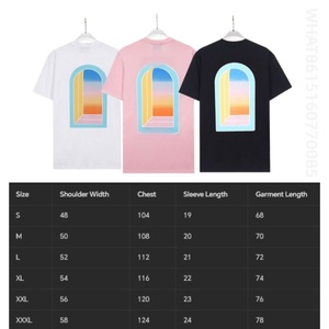 Maglietta CA <span class=keywords><strong>Arch</strong></span> |   T-shirt con stampa geometrica con sfumature di tramonto |   Art Deco 100% Cotone Pesante |   Abbigliamento Resort High Street Vestibilità Ampia - Product Image 2