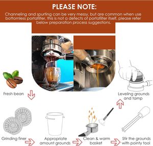 Porte-filtre de 54mm pour machine <span class=keywords><strong>à</strong></span> expresso Brevill,<span class=keywords><strong>Sage</strong></span>,DeLonghiEspresso-Porte-filtre <span class=keywords><strong>à</strong></span> expresso de 54mm, poignée en acier inoxydable avec panier - Product Image 3