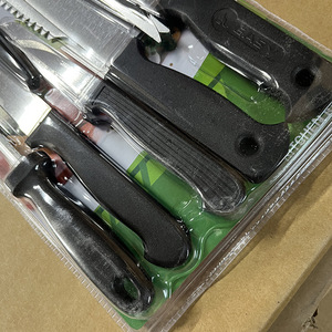 Kitchen 8 Piece <b>Knife</b> <b>Set</b> Stainless Steel Chef Fruit Cleaver Meat Scissors With <b>Sharp</b> Blades For Cooking And Cutting - Product Image 3