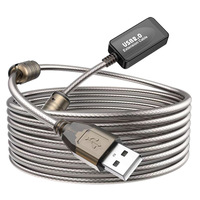 Hochgeschwindigkeits 5m 10m 15m 20m 25m 30m USB 2.0 Repeater Aktives Verlängerungskabel mit Signalverstärker-Chipsatz