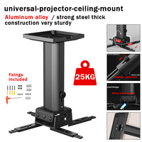 Support de plafond universel télescopique mécanique pour projecteur, support télescopique pour projecteur laser d'ingénierie, capacité de charge élevée