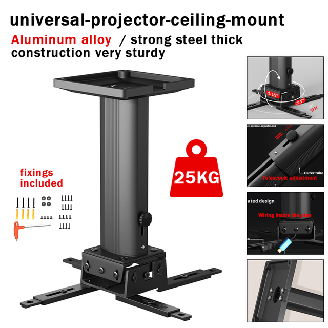 Mechanical Telescopic Universal Projector Ceiling Bracket Laser Engineering Projector Telescopic Hanger Overweight Load-bearing