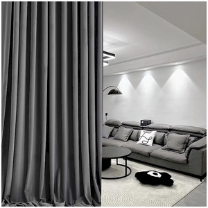 ผ้ากำมะหยี่เนื้อหนาคุณภาพพรีเมียม สีเทาชาร์โคล |   <span class=keywords><strong>โทน</strong></span>สีกลางแบบแบล็คเอาท์ 90% สำหรับแฟชั่นระดับไฮเอนด์ - Product Image 3