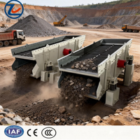 Crible vibrant circulaire minier à double étage pour l'aggregat de calcaire, de granit et de basalte destiné aux installations de criblage
