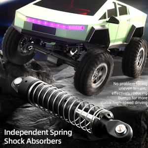 JJRC C8818 รถของเล่นจำลองเทสล่ารุ่นใหม่ ขนาด 1:18 ตัวถังสูง ไฟอัจฉริยะเชื่อมต่อได้ รถไซเบอร์ทรัคบังคับวิทยุ สำหรับวิ่งออฟโรด - Product Image 5