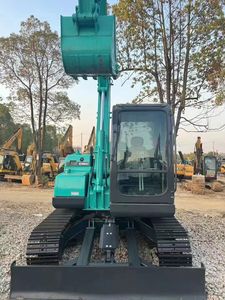 Excavadora hidráulica agrícola usada KOBELCO de 7 toneladas SK70 SK60 SK 200-8 a bajo precio, excavadora pequeña de cadenas usada Kobelco SK75-8 - Product Image 3