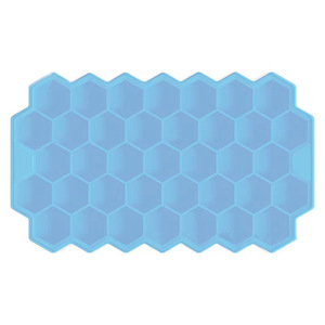 Bac à glaçons en silicone nid d'abeille, 37 compartiments, grande capacité, résistant au congélateur, pour refroidir les boissons lors de fêtes - Product Image 1