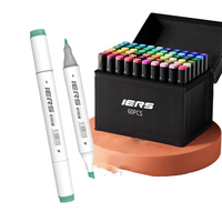 Marqueurs d'art professionnels à double pointe 80 couleurs, authentiques TOUCH, à base d'alcool, pour le dessin – Vente directe usine