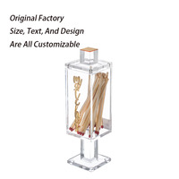 Boîte à allumettes Judaica de luxe en Lucite, personnalisée en usine, avec logo personnalisé, en acrylique, pour Shabbat et les fêtes