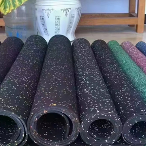 Tấm lót sàn cao su chống trơn, sàn tập thể dục tại nhà, thảm tập thể dục cao su 3-12mm, cuộn sàn cao su - Product Image 1