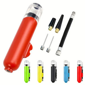 Mini pompe à air à main Portable pour pneus <span class=keywords><strong>de</strong></span> vélo et <span class=keywords><strong>de</strong></span> basket-ball accessoires <span class=keywords><strong>de</strong></span> cyclisme vtt et <span class=keywords><strong>route</strong></span> avec tuyau d'air Mini gonfleur - Product Image 1