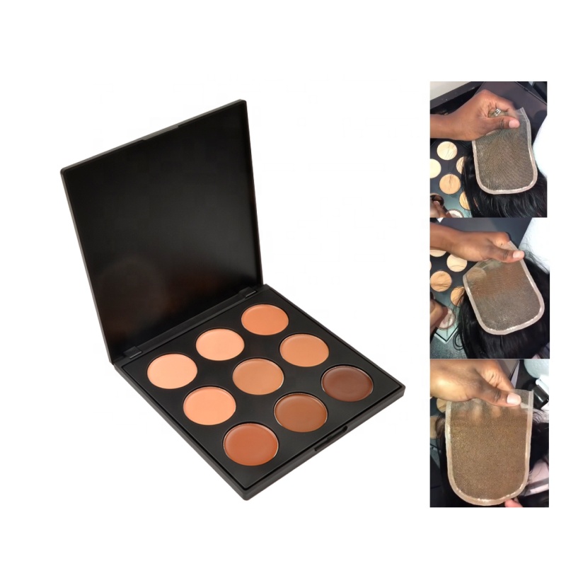 Фирменная торговая марка для макияжа лица, водонепроницаемая, 9 цветов, лучшая кружевная палитра консилера