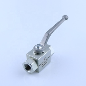 Vannes hydrauliques à commande filetée à 2 voies KHB STRAIGHT BALL - Product Image 1