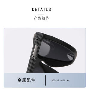 Nuevas Gafas de Sol Polarizadas para Hombre, Protección UV400, Marco de PC Negro, Lentes TAC Tipo 3, para Uso en Exteriores - Product Image 4