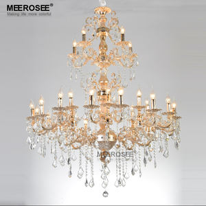 MEEROSEE Grand Lustre En Cristal Éclairage Hôtel <span class=keywords><strong>Suspension</strong></span> <span class=keywords><strong>Suspension</strong></span> Lamparas <span class=keywords><strong>Suspension</strong></span> Lampe Pour Salle À Manger Grand MD3134 - Product Image 4