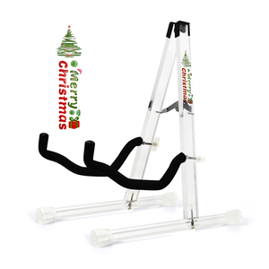Feliz Navidad regalo acrílico A-Frame soporte de guitarra para instrumento de bajo eléctrico acústico soporte para guitarra de suelo - Product Image 6