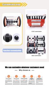 Manette de jeu entièrement personnalisable, émetteur-récepteur radio rechargeable, télécommande, matériau PA66, temps de réponse de 20 ms - Product Image 6