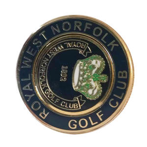 Magnetische Golf Poker Chip-Golf Marker Metal-Golfbal Markers Bulk <span class=keywords><strong>2</strong></span>-zijdige Reliëf - Product Image 5