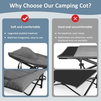 Lit pliant pour adultes, portable, camping, maison, bureau, voyage