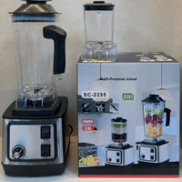 Mixeur Commercial Multifonctionnel Puissant Silver Crest 2L 8500W en Acier Inoxydable pour Smoothies – Meilleure Vente