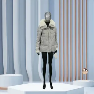 Moda de alta qualidade com capuz aquecedor para baixo casaco moda feminina