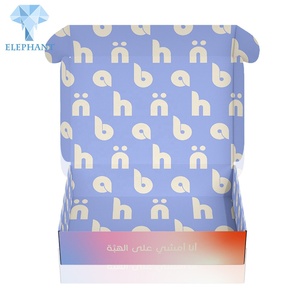 Printing Color Unique Wig Tshirts Hat Mailers Shipping Paper Packaging Custom Gift Box - Product Image 3