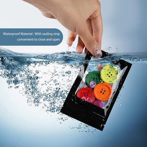 Sacs en <span class=keywords><strong>film</strong></span> polyester désodorisant refermables les plus vendus emballage en plastique de stockage d'aliments à fermeture éclair en polyéthylène holographique pour la maison - Product Image 1