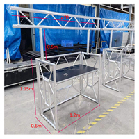 Table de boîte de commande électrique de botte de cabine de contrôleur de DJ en aluminium de Kindawow pour des événements