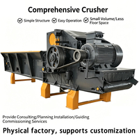 Broyeur de bois CE de grande taille - Inclinaison hydraulique pour un changement facile des lames - Pour racines de souches d'arbres