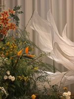 Kunstmatige gigantische bloemen bruiloftdecoratie kleurrijke organza afneembaar nieuw binnengekomen vintage romantisch Chinees elegant modern