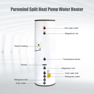 Puremind OEM <span class=keywords><strong>prix</strong></span> d'usine pompe à chaleur air à eau <span class=keywords><strong>200L</strong></span> chauffe-eau électrique instantané avec réservoir d'eau efficacité énergétique A ++ - Product Image 2