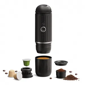 CP028 kahve makinesi taşınabilir Pod kahve makinesi Mini otomatik Espresso 12V taşınabilir kahve makinesi