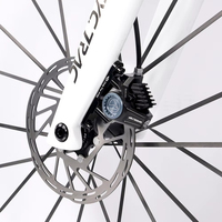 Roue de vélo de course R18 ED WheelTop GEX-13S avec jante à rayons en carbone pour vélo de route en fibre de carbone