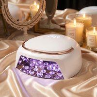 Lampe UV LED 60W pour ongles CURING SIX, séchoir rapide pour vernis gel avec capteur automatique et 4 réglages de minuterie