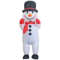 Costume gonflable de Noël transfrontalier : Élan, Bonhomme de neige, Père Noël – Accessoire de fête fabriqué en Chine (ODM)