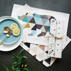 Leinen trocknungs matten für Geschirr-Gewebtes saugfähiges Küchen tuchset - Product Image 4