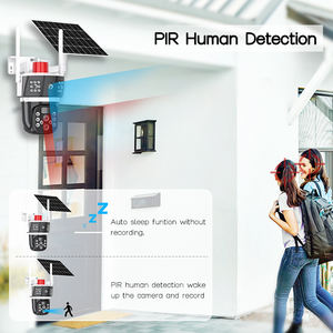 كاميرا لكسيل عالية الدقة بعدستين وثلاث شاشات تعمل بالطاقة الشمسية مع رؤية ليلية ملونة وكشف الحركة وبطاقة سيم 4G - Product Image 6