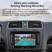 7 Zoll Touchscreen Android Autoradio Stereo Audio GPS-Navigation DVD-Player für VW Polo Golf Passat Jetta Tiguan Touran