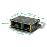 Module amplificateur de puissance numérique stéréo BT de niveau HIFI XY-Y50H 50W * 2 TPA3116 avec télécommande Y50H