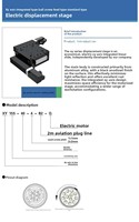 Plateforme de microscope motorisée à positionnement XY avec guides à rouleaux croisés et vis à billes pour inspection optique en aluminium automatisée