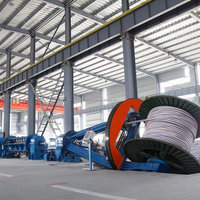Máquina de Fabricación de Cables Eléctricos, Equipo de Fabricación de Cables de Armadura, Enrolladora de Tambor de Gran Diámetro para Cable de Alimentación