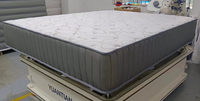 Matratze mit Mehreren Festigkeitsgraden, Federkern und 7-Zonen-Memory-Schaum, Bettwaren-Set Matelas Matratze im Karton