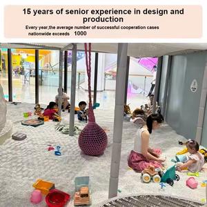 Beilai Soft Play Équipement de terrain de jeu intérieur Tapis de trampoline en mousse haute densité Thème de conte de fées Jouet communautaire pour enfants en plastique - Product Image 4