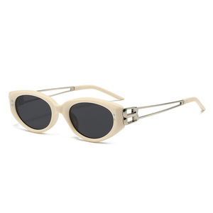 Gm Gafas de sol tipo ojo de gato para mujer, montura de PC, lentes TAC, protección Uv400, gafas de sol de moda para exteriores Yc9119 - Product Image 3