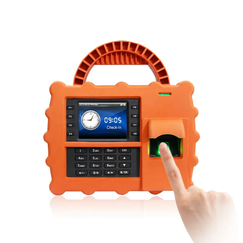 (TFT500P/ID + 3G) 3G funktion Portable Fingerprint & ID karte Time Attendance Machine