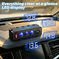 Chargeur rapide pour allume-cigare 12-24V avec ports USB A+C pour camion/camping-car - Charge rapide PD+QC
