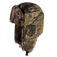 Gorro de Invierno de Piel Sintética Gruesa con Forro Cálido para Actividades al Aire Libre