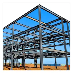 Kit de construction métallique préfabriqué industriel robuste Cadre de portail en acier Atelier Structure métallique préfabriquée Bâtiment d'entrepôt